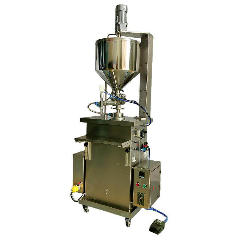 优惠半自动恒温加热搅拌灌装机凡士林发蜡水循环加热搅拌灌装机