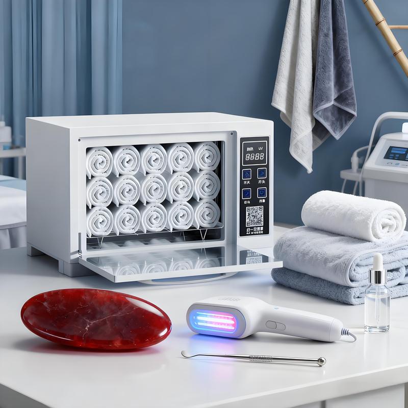 药膏消毒箱多功能桑拿店毛巾机美容院专用学校养生馆UV湿加热小型