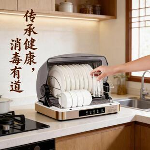 茶杯分层幼儿园消毒柜商用饭店双开门会议室消毒柜家用立式小型