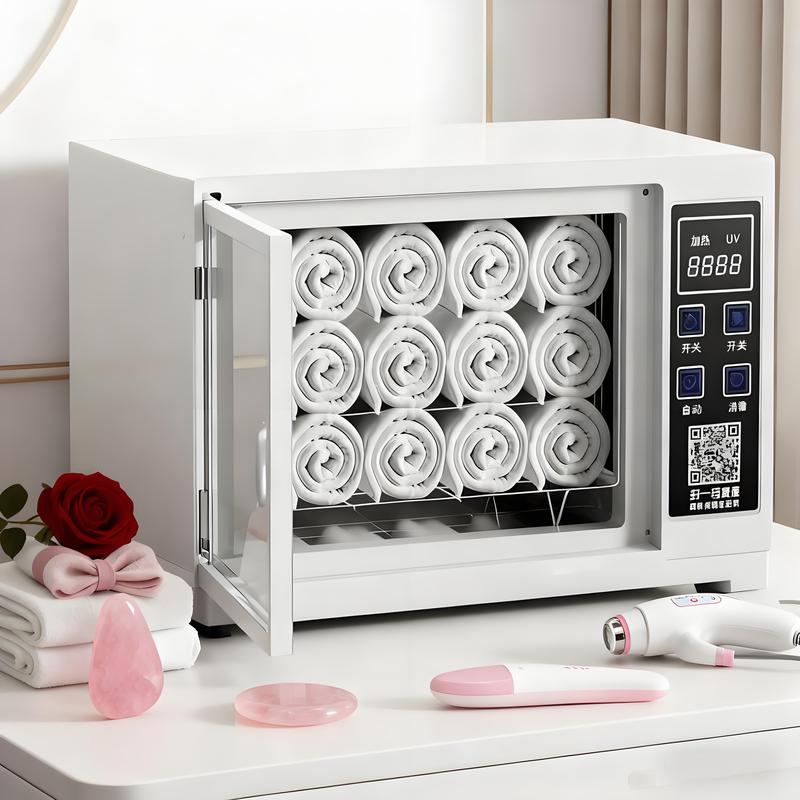 毛巾机多功能水疗能量石紫外线消毒机美容院全自动脸部护理加热机