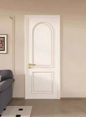 法式实木门烤漆门卧室门室内门卫生间门房间门厨房双开门全屋定制