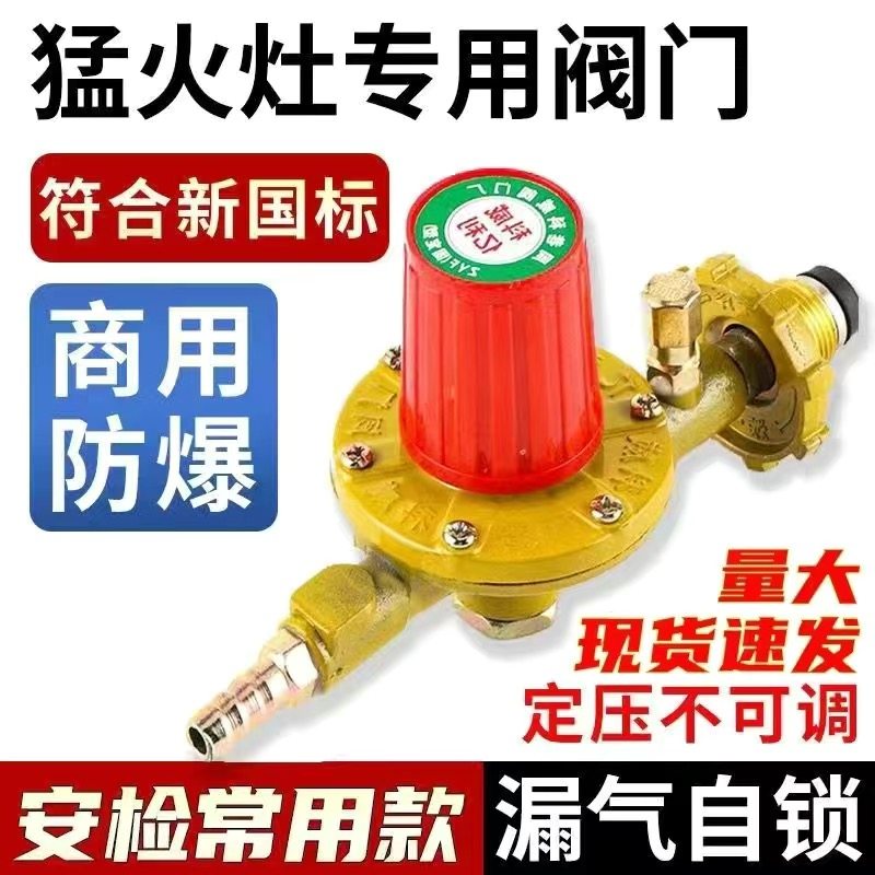 德国进口商用防爆高压中压阀煤气罐液化气钢瓶饭店猛火灶高压阀减