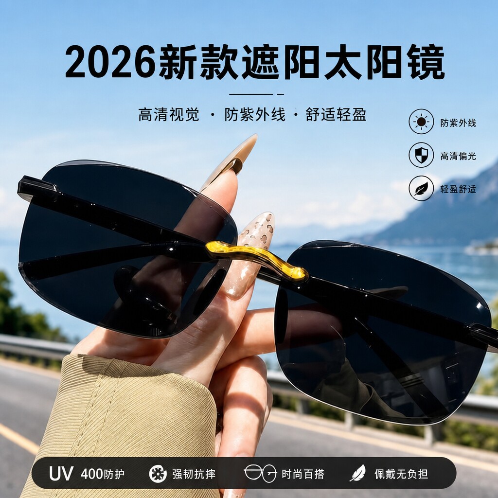 2026新款男士防紫外线太阳镜