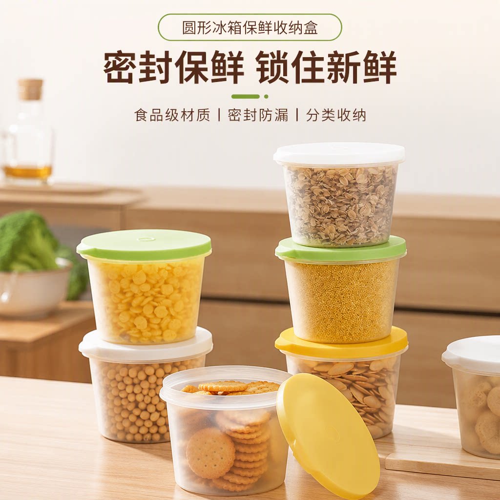 食品级透明密封冰箱保鲜罐