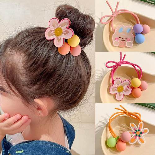 儿童发绳不伤发可爱高弹力耐用皮筋扎马尾头绳女童发圈小女孩头饰