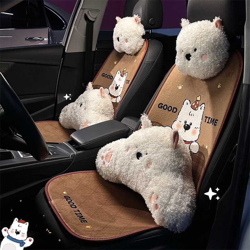 【高颜值卡通汽车坐垫】冬天必备