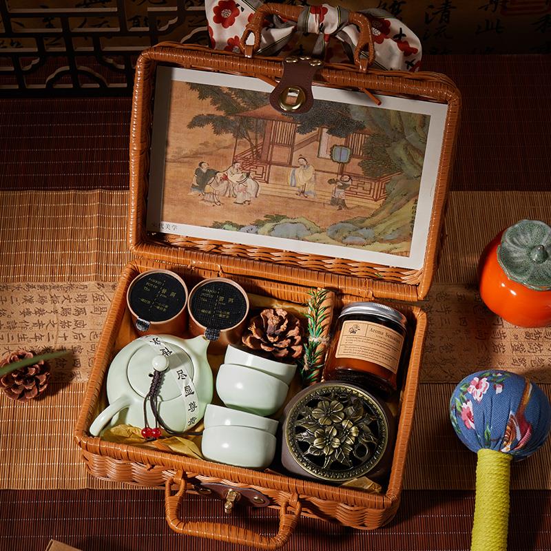 伴手礼商务礼品公司生日礼物女定制高档实用送员工客户国潮风礼物