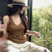 人手一件 TITI STUDIO 亲肤柔软气质精品显瘦吊带背心四色