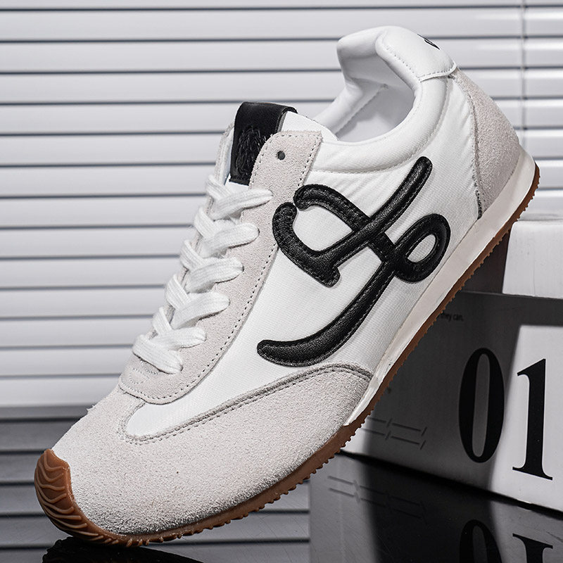 莆田白色拼色德训鞋男鞋2026新款阿甘鞋透气男士休闲运动鞋男款女,流行男鞋,德训鞋,淘宝优惠券,粉丝福利购,淘宝优惠卷