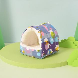 守宫蜥蜴棉窝鸟金丝熊爬宠造景保温房子宠物玩具