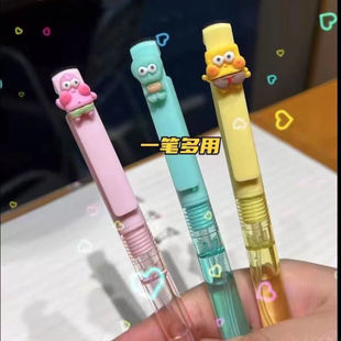 能喷水的笔海绵宝宝喷雾笔中性笔多功能笔可喷水写字0.5mm中性笔