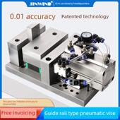 精密气动虎钳加工中心钻床铣床快速自动夹具MC平口钳角固式 台虎钳
