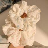 2026新款 森系碎花大肠发圈头绳女韩系温柔高颜值发绳发饰