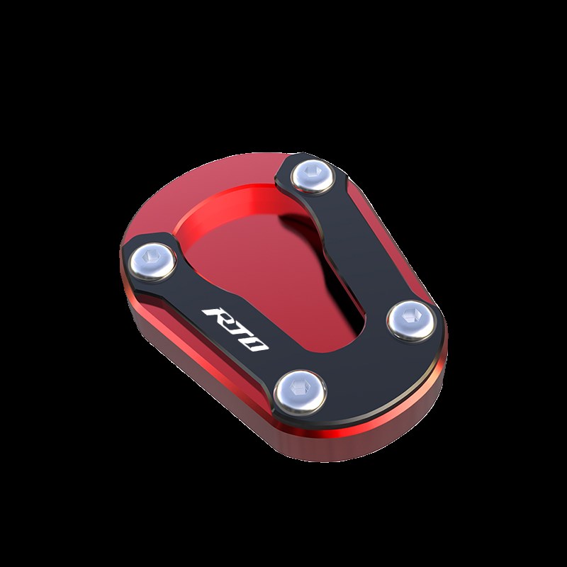 适用赛科龙RT 改装侧边撑加大底座脚撑垫脚架加宽防滑垫