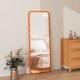 橙色复古方形全身镜艺术落地镜穿衣镜试衣镜卧室