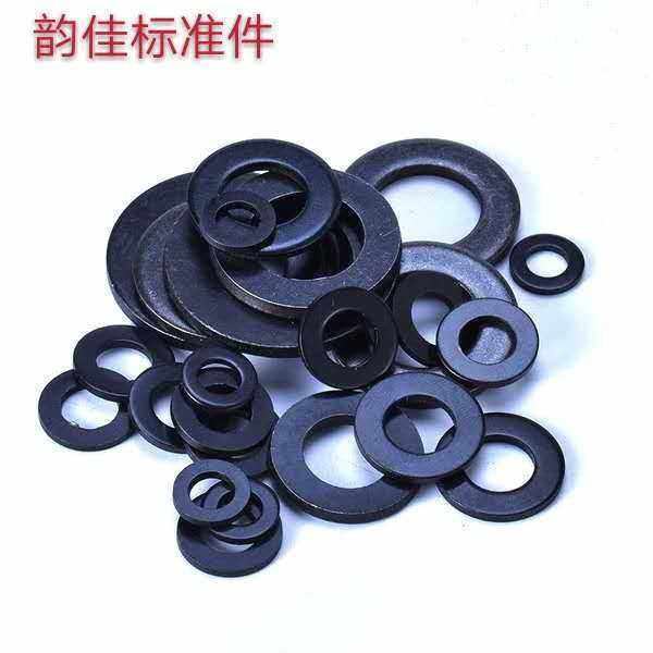 发黑平垫圈平垫片GB97螺丝圆垫片圈调整垫片金属介子M3M4M5M6M36