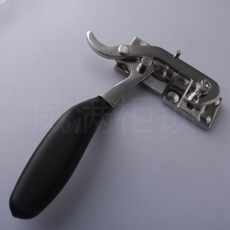 DK104不锈钢拉手锁烤箱恒温箱试验箱把手锁DMK104迫紧门把执手锁