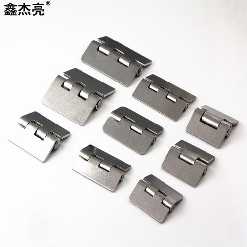 304不锈钢无孔焊接合页加厚工业合页配电箱设备重型铰链70*32