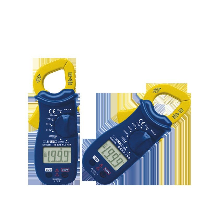 长城工具钳形直流钳型万用表小型电工数显防烧家用全自动电流表