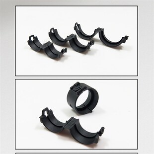 诗兰姆原装进口 塑料波纹管卡箍/PA6尼龙/汽车线束管卡扣/抗老化