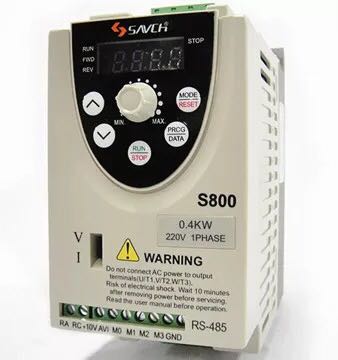 全新原包装SAVCH三碁变频器S800-2S0.75G单相 220V*0.75KW