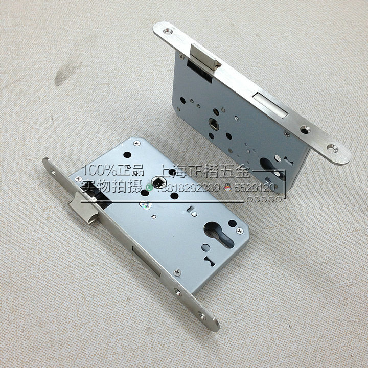 ZHENGKAI锁体 防火门6572锁体 消防通道锁锁体 圆头方角7265锁体