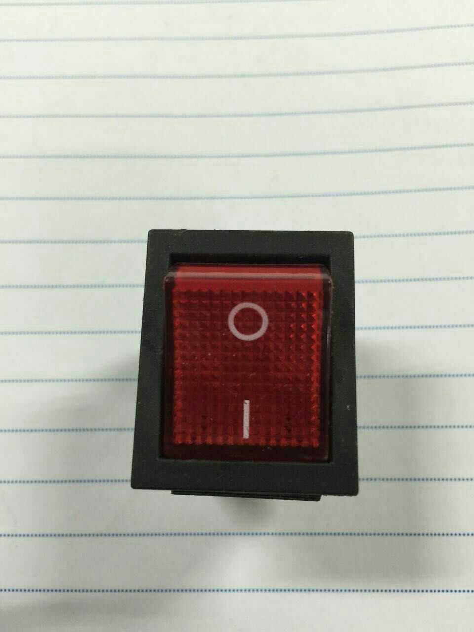 KCD4 6脚2档带灯 翘板开关16A/250V   船型开关KCD2 2x2 高质量