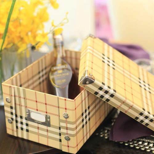 纸质收纳箱折叠书箱学生储物盒子家用整理箱抽屉式纸箱办公文件筐