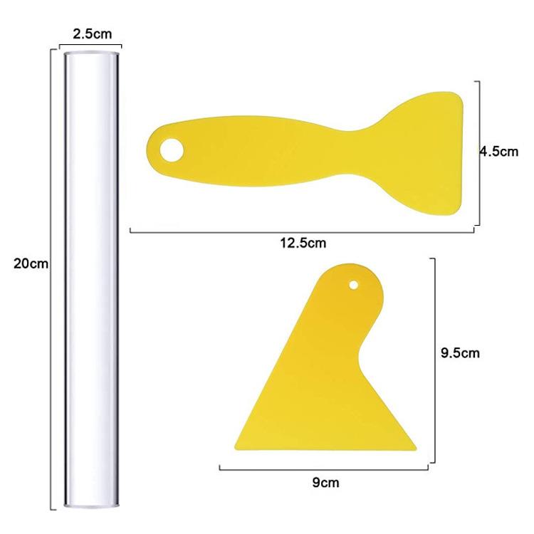 陶艺工具10件套亚克力压泥板擀面杖软陶雕刻刀泥塑粘土工具套装