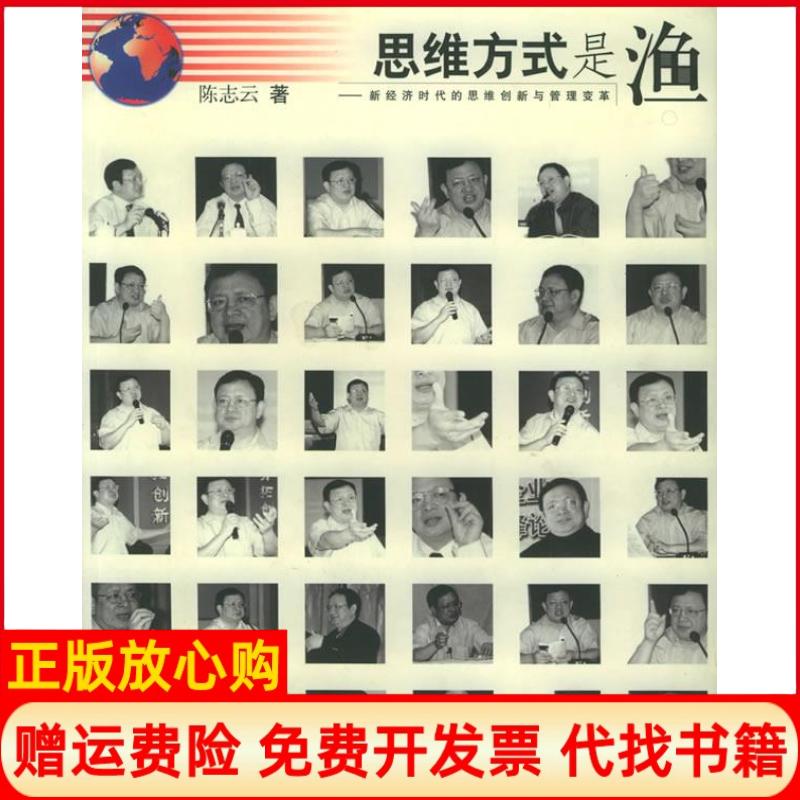 正版书】思维方式是渔新经济时代的思维创新与管理变革龙马新财经书系陈志云著百家出版社9787806569245