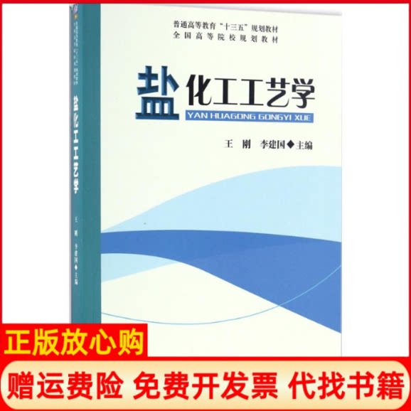 正版书】盐化工工艺学王刚李建国主编清华大学出版社9787302430438