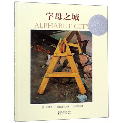 正版书字母之城(美)史蒂芬·T.约翰逊(Stephen T.Johnson) 著 余治莹 译百花文艺出版社