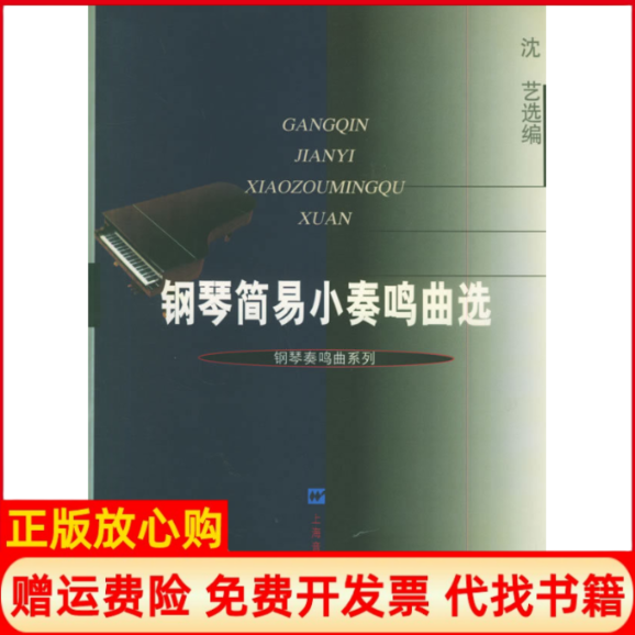 【正版书】钢琴奏鸣曲系列钢琴简易小奏鸣曲选沈艺上海音乐出版社9787805537825