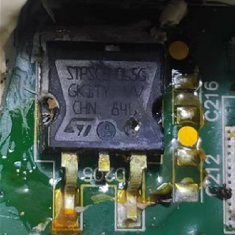 STPSC8H065G 新能源北汽EU5 DCDC汽车控制器易损肖特基二极管