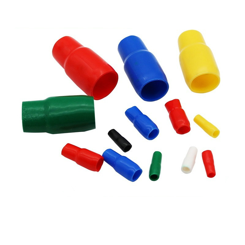 包邮V5.5-V6 PVC线耳绝缘软护套散卖6平方保护管冷压裸端子软胶套