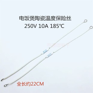 电压力锅 电饭锅熔断器保险管陶瓷温度保险丝 RF185度 10A 250V