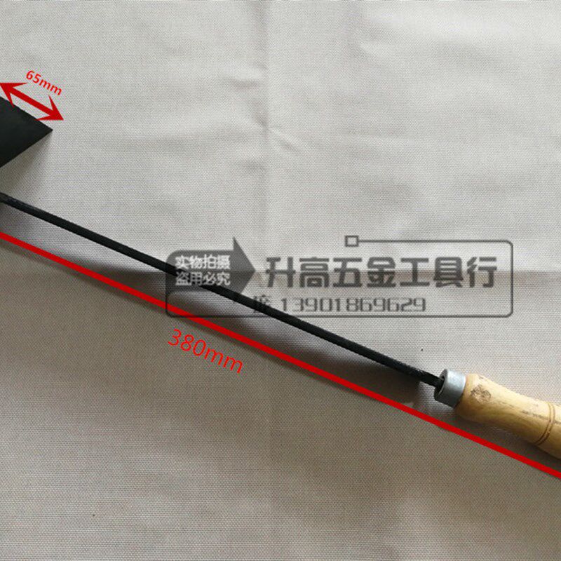 船用加厚带木柄弯头铲刀 除锈工具 弯头刮刀 甲板除锈铲