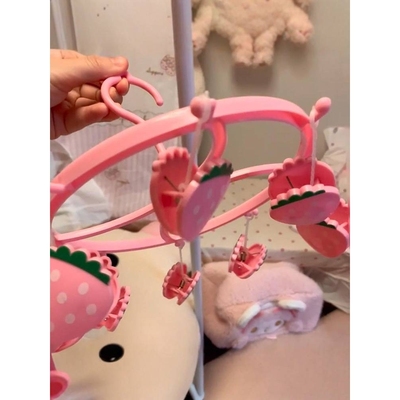 草莓挂袜子架学生宿舍多夹子塑料衣架一钩多挂多功能晾袜架子可爱