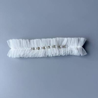 厂家新品 garter 欧美新娘袜带 弹力腿环装饰品 婚庆配件 性感吊
