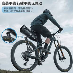 自行车前叉包 瓜车后架铝合金稳定架驮包马鞍包架防止摇晃通用
