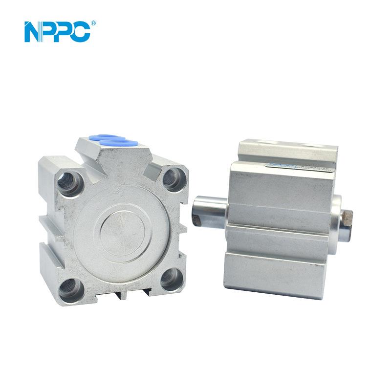 纽帕得薄型气缸SDA40-10小缸径可制定双出可调单动带磁气缸