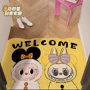 丝圈耐脏防滑进门地毯家用玄关门口换鞋 拉布布入户门地垫新款 脚垫