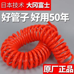 富士气动弹簧管空压机气泵软管TPU螺旋气线 线高压伸缩气动扳手管