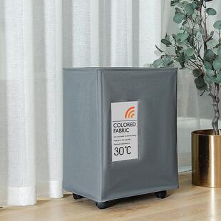 大号脏衣篮布艺脏衣篓家用脏衣服收纳筐折叠洗衣篮子带轮子收纳框