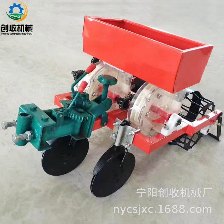 花生种植机手扶拖拉机带花生播种机花生精播机平地垄地花生点播机