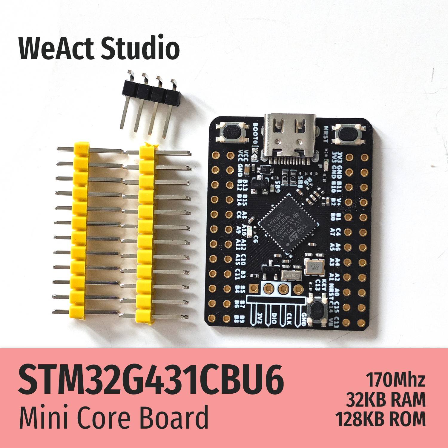 我们的产品是Stm32G431Cbu6 Stm32G4核心板开发板
