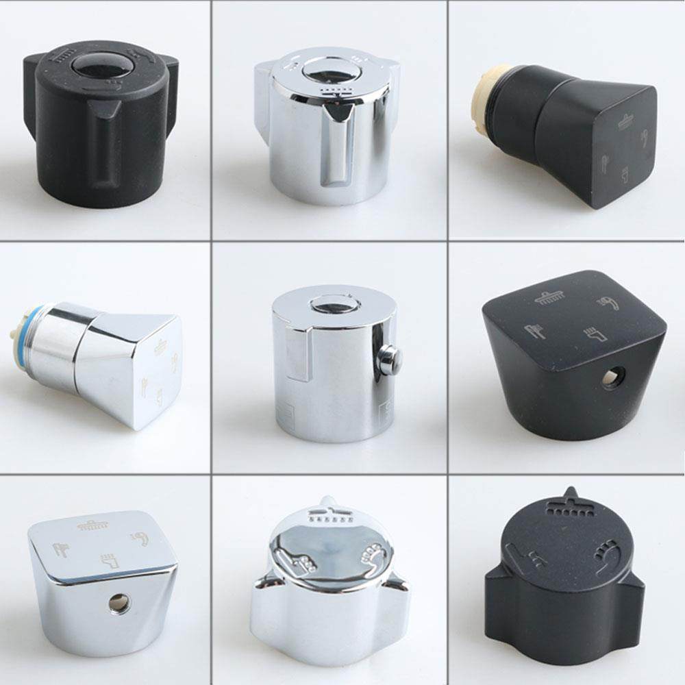 淋浴龙头维修配件四档分水器旋转开 关手柄 花洒混水阀阀芯转换器