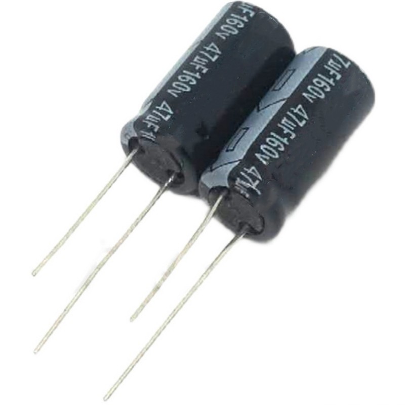 160v47uf 全新优质直插件高频低阻铝电解电容器 体积：10x17等