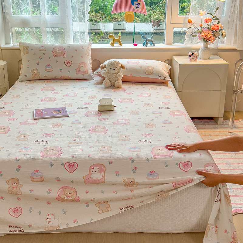 2026新款印花床单单件学生单人宿舍床单三件套可机洗水洗四季通用