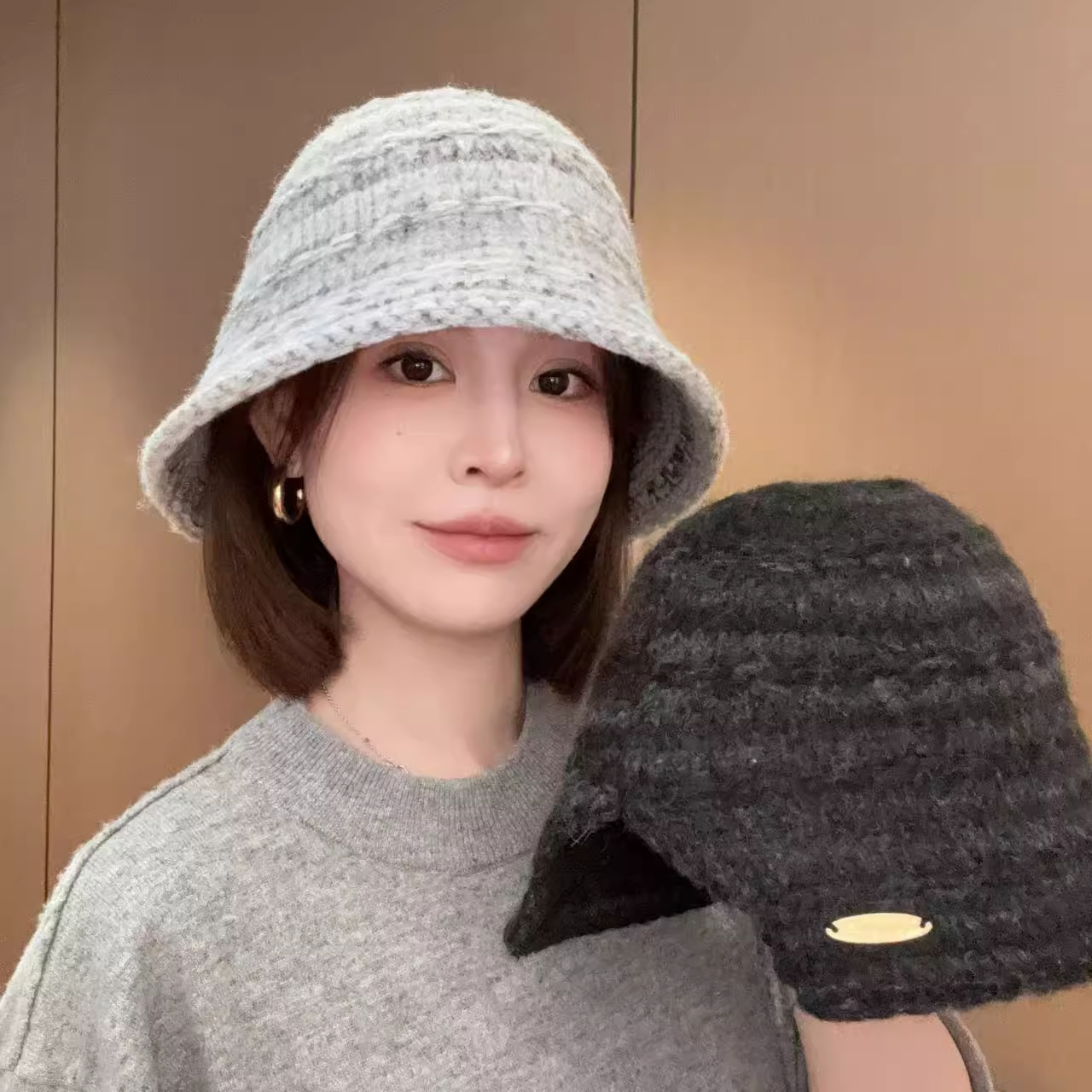 【太一旗舰店】2025针织渔夫帽